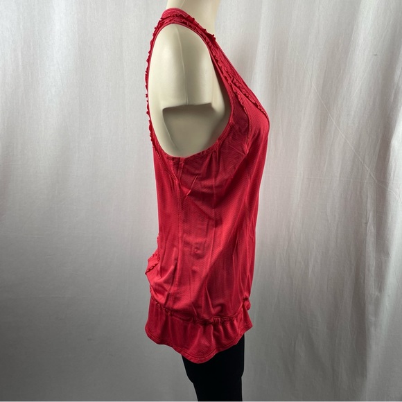 Lululemon I Just Wanna Run Tank Reddish Orange 8 - Picture 4 of 9